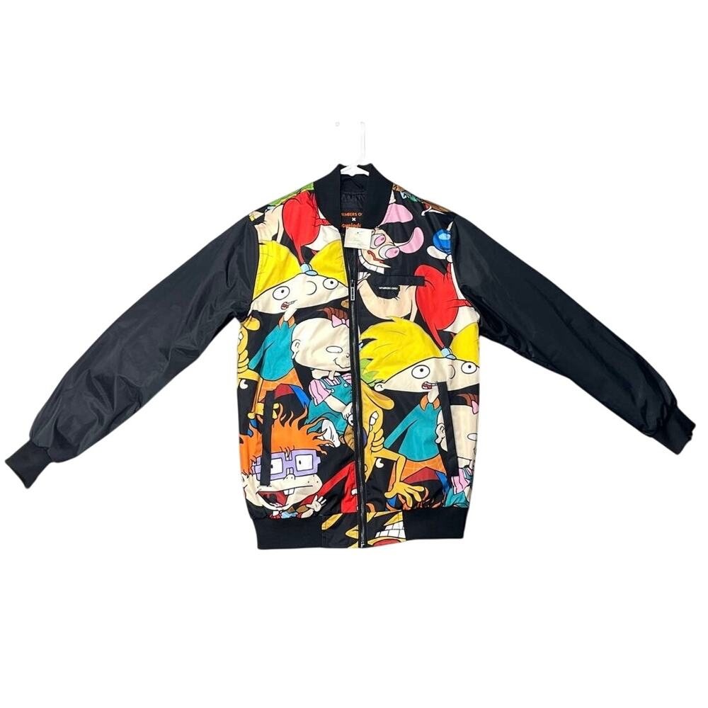 Members Only Nickelodeon bomber jacket XS Rugrats
Hey Arnold Ren Stumpy CatDog